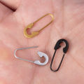 1/3pcs Punk Pin Earrings Paperclip Safety Stud Belly Button Ring Hoop Nose Piercing Tragus Helix Eyebrow Ring Body Jewelry 16G. 