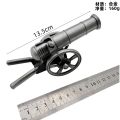 Yunlong brother Italian cannon metal wheeled cannon a shot and red home ornaments children boy toy model. 