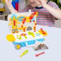 Kids Nut and Bolts Toy DIY Engineering Building Kits Coordination Creativity.