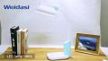Weidasi WD-6076 Rechargeable led Desk Table Lamp with Adjustable Brightness and Angle Eye-caring Office Bedroom Reading Rotary Switch Control Type C Charging. 