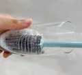 Silicone Cup Brush Cup Scrubber Glass Cleaner Kitchen Cleaning Tool Long Handle Drink Wineglass Bottle Glass Cup Cleaning Brush. 