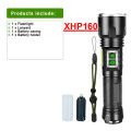 20000 lumens xhp160 led super bright LED flashlight Q5 zooming torch tactical flash light waterproof lantern camping hand lamp. 