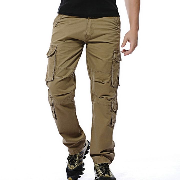 Mens%20Pants%20Loose%20%20tactical%20pants%20Multi-pocket%20trousers%20%20Solid%20color%20cargo%20pants%20for%20men%20pantalon%20homme%20Plus%2046%20-%20Image%203