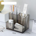 Pencil Holder For Art Supplies Art Supply Organizer Pen And Brush Organizer Desk Organizer With Sticky Notes Holder Pencil Storage Box With Compartments Acrylic Pen Holder. 