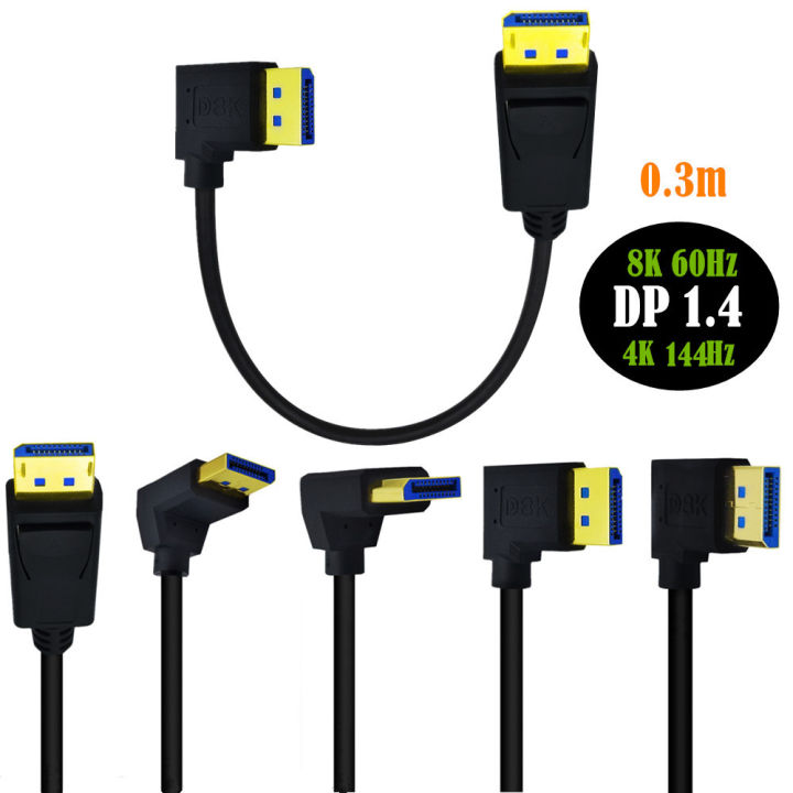 90%20Degree%20Angled%20DisplayPort%201.4V%2032.4Gbps%20Cable%208K%204K%20HDR%20165Hz%20Adapter%20For%20Video%20PC%20Laptop%20TV%20HDMI%20Nintend%20Switch%20Projector%20DP%20-%20Image%203
