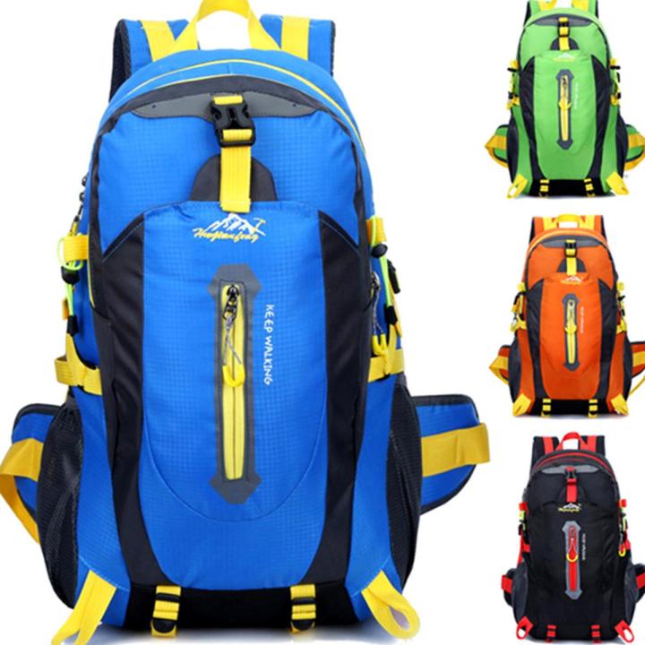Outdoor Multi-Functional Backpack Waterproof and Hard-Wearing Men's Sports Backpack Korean Fashion Bag Leisure Student Fashion Bag
