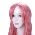 (New) 80cm long straight cosplay wig multicolor heat shield wigs (pink). 