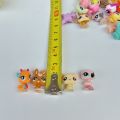 Random 10/20pcs 1-2cm littlest Pet Animal Shop With Base Doll Market Action Figures Cute Cat Dog Rabbit Model Kids LPS Small Toy. 