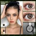 KSSEYE SWAN-GRAY korean lenses for eyes fashion with lenses kit(lens case). 