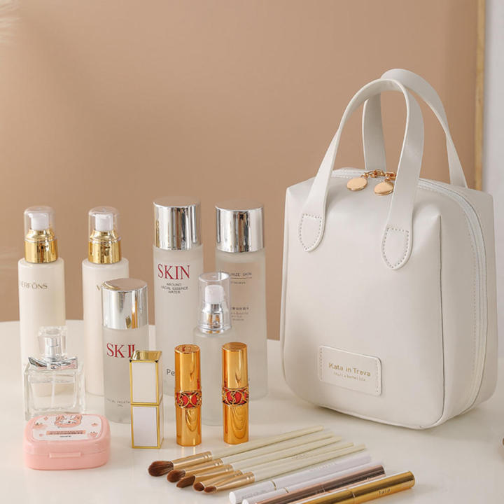 Large-capacity Makeup bag Durable Portable Girl (for female users) Makeup pouch Waterproof Toiletry bag for Travel  use Professional makeup artists Cosmetic storage Gift for women