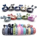 Fashion Handwoven Bracelet for Men Women Minimalist Wrist Band Couple Bohemian Handrope Letter Handband Jewelry Gift Decoration. 