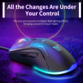Onikuma CW917 Wired Gaming Mouse | Black 6 Button. 