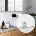 8 PCS Mirror Clips for Wall Mounting, Mirror Holder Clips Hooks Metal Frameless Wide Channel Mirror Retainer Clips. 