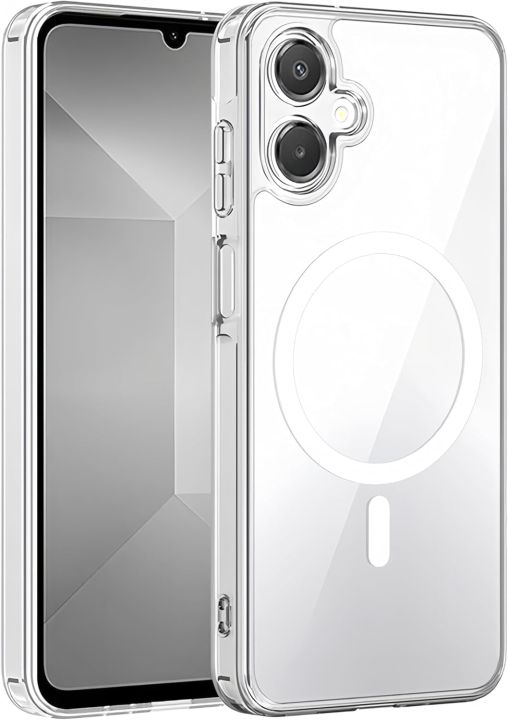 Samsung%20Galaxy%20A06/F06/M06%20Case%20Clear%20Magnetic%20Compatible%20with%20Magsafe,%20Thin%20Slim%20Transparent%20Non%20Yellowing,%20Hybird%20Soft%20Silicone%20Bumper%20&%20Hard%20Plastic%20Protective%20Cover%20-%20Image%208
