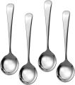 Big Size Stainless Steel Soup Spoon Set of 6 Pieces.