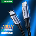 UGREEN 100W USB Cable Type C to Type C for Samsung,Huawei,Google, PD100W USB Type C Fast Charging Cable Cord QC4.0 USB C. 