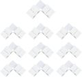L Shape 4-Pin LED Connectors 10mm Wide Right Angle Corner Connecoptimumtors Solderless Adapter Connector Terminal for 3528/5050 SMD RGB. 