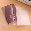 Transparent Passport Cover with Card Holder – Waterproof Travel Wallet in Bangladesh. 
