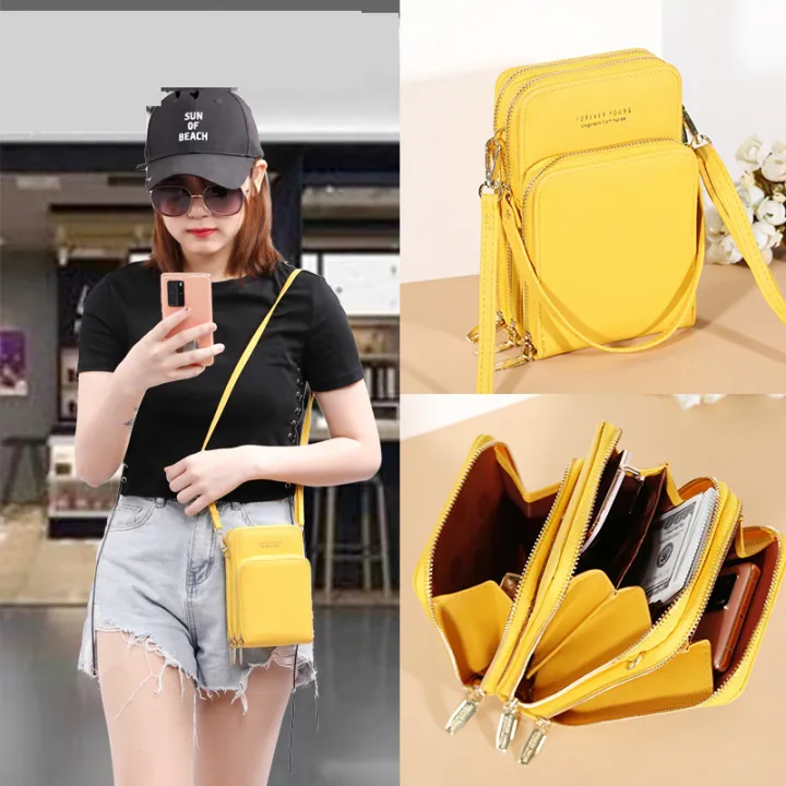 Women%20Mobile%20Phone%20Bags%20Large%20Capacity%20Handbag%20Female%20Pure%20Color%20Crossbody%20Clutch%20Ladies%20Multi-function%20Messenger%20Bag%20Wallet%20-%20Image%204