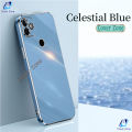 For Itel Vision 1 Plus Luxury 6D Plating Soft Casing Silicone Square Frame Phone Case Back Cover - Phone Back Cover.
