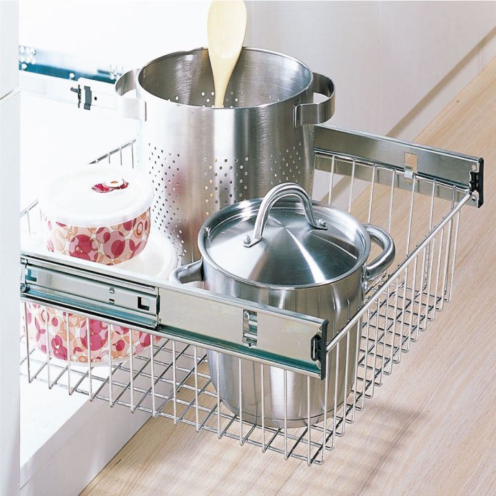 WellMax Stainless Steel Kitchen drawer basket DSPTJ001C-500-1