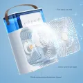 Portable Humidifier Fan AIr Conditioner Household Small Air Cooler Hydrocooling Portable Air Adjustment For Office 3 Speed Fan.
