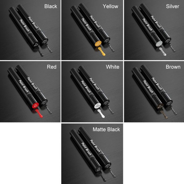 2pcs%20Easy%20To%20Use%20DIY%20Tool%20Coat%20Applicator%20Touch%20Up%20Scratch%20Remover%20Car%20Color%20Fix%20Pen%20Auto%20Paint%20Repair%20Brush%20-%20Image%202