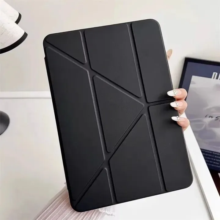 Case%20for%20Honor%20Pad%20X8a%2011%20inch%20Tablet%20Trifold%20Smart%20Stand%20Flip%20Cover%20with%20Pen%20holder%20%7C%20Leather%20Finish%20%7C%20Heat%20Dissipation%20Auto%20Wake-Up/Sleep%20Mode%20TPU%20Back%20Cover%20-%20Black%20-%20Navy%20Blue%20-%20Image%204