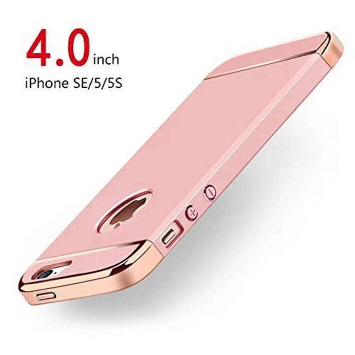 iPhone 5 Case, iPhone 5s Case, iPhone SE Case, Luxury 3 In 1 Case Ultra Slim Hard Cover Phone Casing
