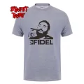 Summer Men T shirt Cuba Become Avana Revolution Fidel Castro T-Shirts Crew Neck Cotton Casual Male Tees Tops. 