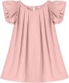 Ruffled Charm: Cute Sleeveless Dress for Girls Aged 0 to 12. 