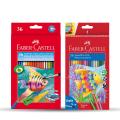 Faber-Castell Watercolor Long Pencils (incl. Brush) - 36 Pcs. 