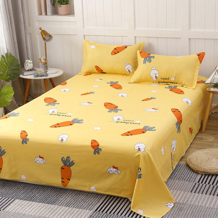 O1%20Bed%20Sheet%20Single%20Piece%20Student%20Dormitory%20Single%20Double%20Bed%201.5m%20Pure%20Water%20Washed%20Quilt%20Sheet%20Fresh%20Floral%20Summer%20I%20-%20Image%204