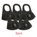 Anti Dust Mask Anti PM2.5 Pollution Face Mouth Respirator Black Breathable Valve Mask Filter  Mouth Cover. 