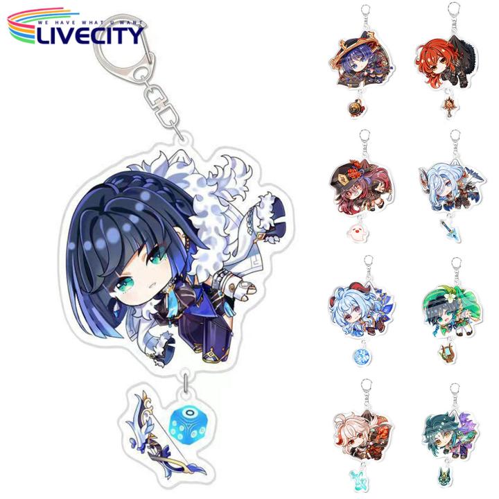 Genshin%20Pendant%20Double%20Sided%20Anti%20Scratch%20Cartoon%20Anime%20Keyring%20-%20Image%205
