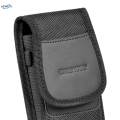 Cell Phone Nylon Protective Case Waist Bag Shockproof Outdoor Accessories Black. 
