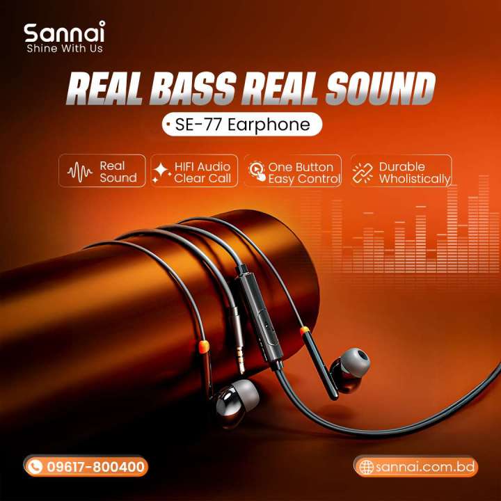 Sannai SE-77 Sonic Pulse Earphone