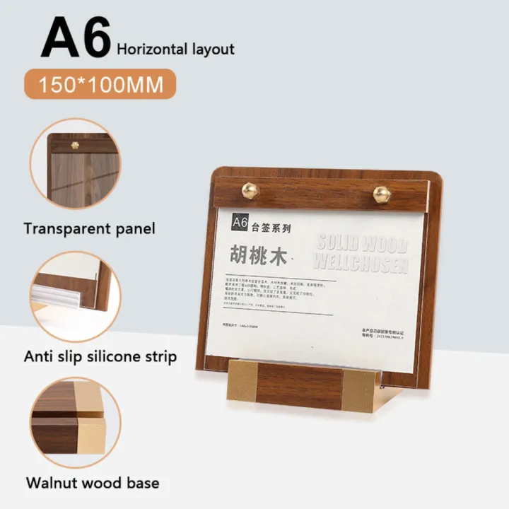 A4/A5%20Size%20Menu%20Clipboard%20Lightweight%20Solid%20Walnut%20Wooden%20Display%20Board%20High-grade%20Price%20List%20Holder%20for%20Coffee%20Shop%20Restaurant%20-%20Image%204