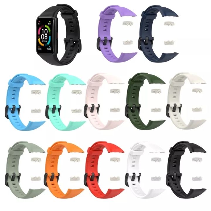 Watch%20Straps%20For%20Huawei%20Band%206%20strap%20official%20Soft%20silicon%20-%20Image%206