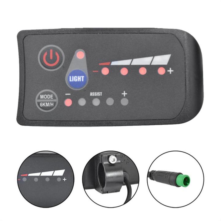 Black S810 E-Bike Meter LED Display+36V 350W Sine Wave Controller For Electric Bike Electric Bicycle Meter 5PIN