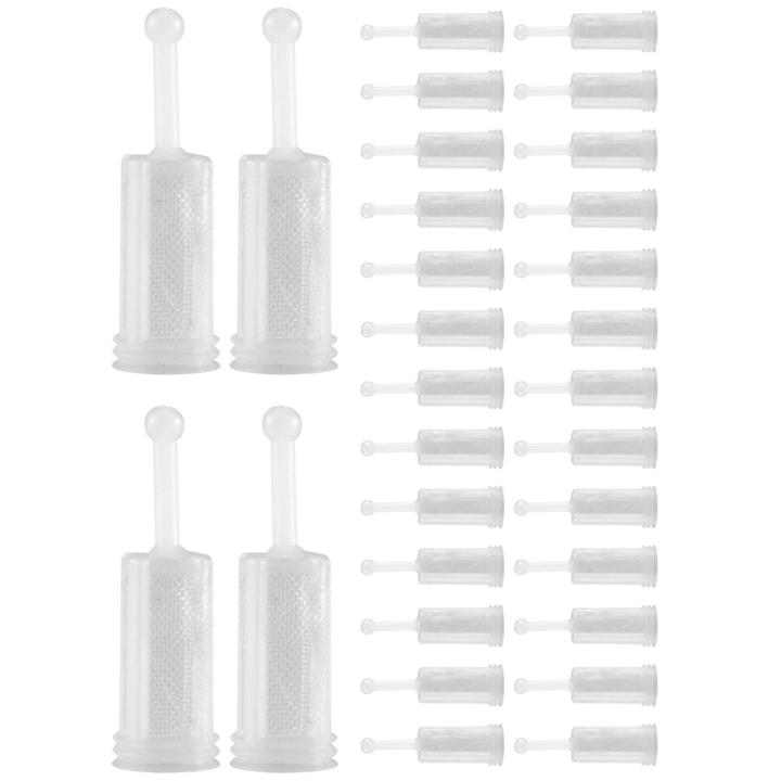 NAMUNY 30Pcs Universal Spray Tool Filters Disposable HVLP Gravity Feed Paint Strainers Fine Mesh, White
