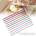 Crochet Hooks 2.0mm‑8.0mm Multicolour Aluminum Afghanistan Crochets Accessories. 