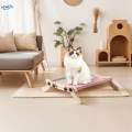 Cat Window Perch Hammock Steady Space Saving with Wood Frame for Indoor Cats Cat Bed pink gray. 