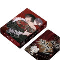 55 Pcs/Set Korean BL Manhwa Miscreants and Mayhem Laser Lomo Card Nanmu Pilgyeon Figure 3 Inches Photo Card Cosplay Gift.