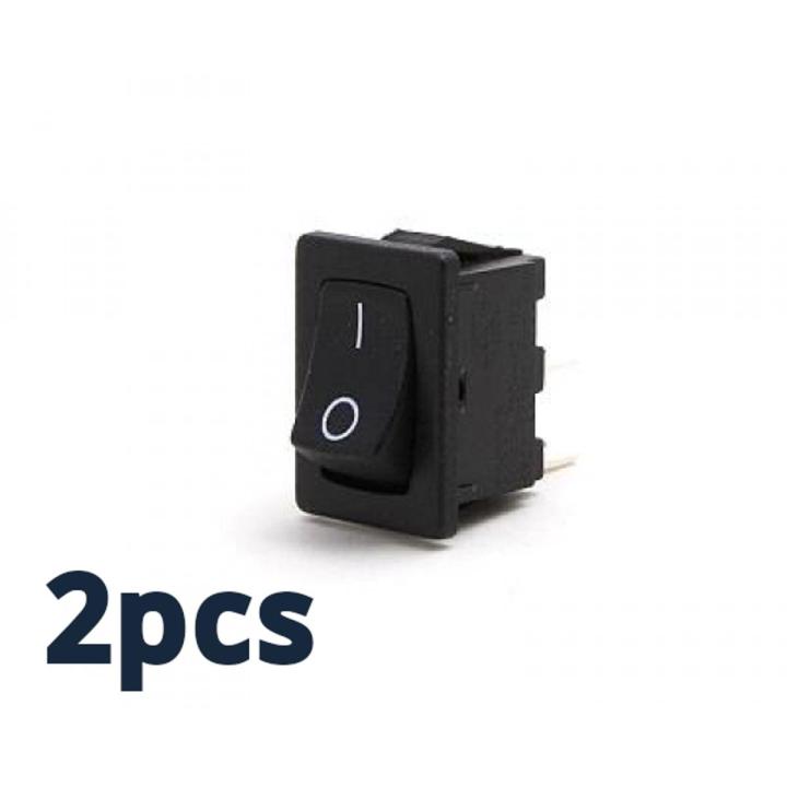 ON-OFF SWITCH- 250VAC/3A BLACK- 2pcs | Daraz.com.bd