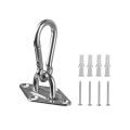 1pc Heavy Duty Ring Buckle Swing Hanger Hammock Sandbag Chair Hook 304/316 Stainless Steel 5mm/6mm/8mm Ceiling Wall Mount Marine. 
