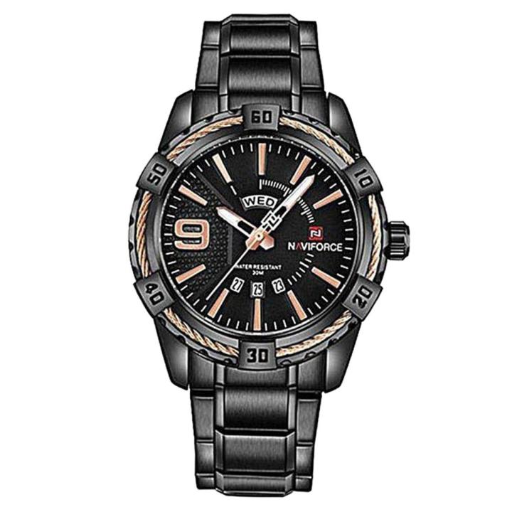 Naviforce%20NF9117%20-%20Black%20Stainless%20Steel%20Analog%20Watch%20for%20Men%20-%20Black%20and%20RoseGold%20-%20Image%203