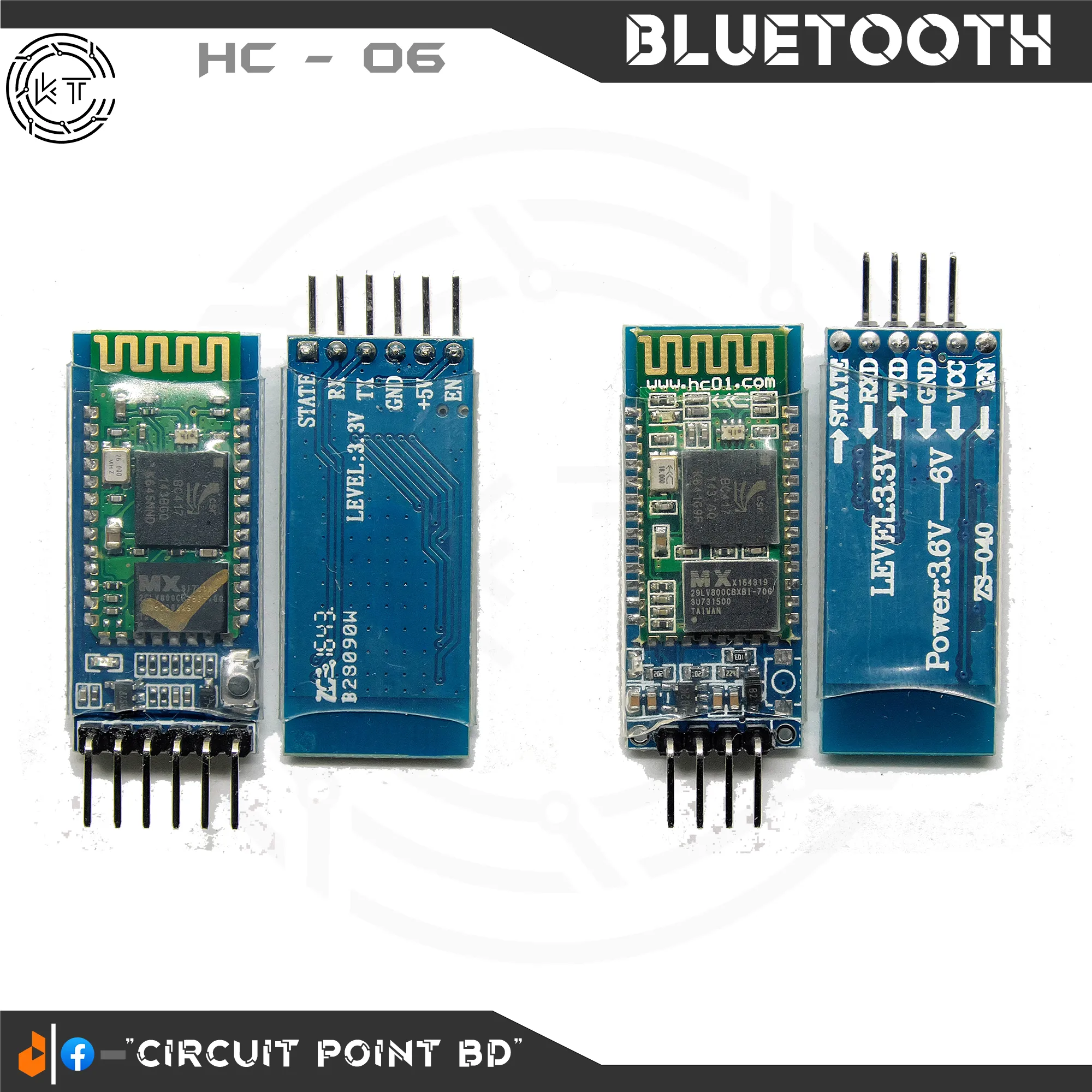 Bluetooth Module HC-06 Integrated Wireless Bluetooth Adapters Module ...