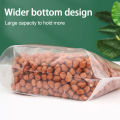 10Pcs Sealed Storage Bag Transparent Grain Storage Bag Moisture-proof Mildew-proof Packing Bag Refillable Plastic Grain Bag.