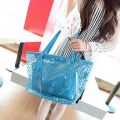 2Pcs/Set Women Transparent Composite Polka Dot Print Party Bucket Bag Jelly Bag Shoulder Pouch Handbag Tote сумка женская.